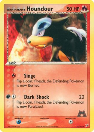 [PKM] Team Magma's Houndour (35/95) [EX: Team Magma vs Team Aqua]