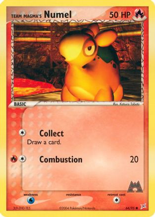 [PKM] Team Magma's Numel (64/95) [EX: Team Magma vs Team Aqua]
