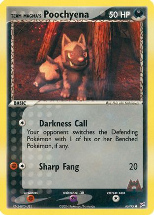 [PKM] Team Magma's Poochyena (66/95) [EX: Team Magma vs Team Aqua]