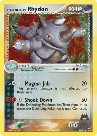 [PKM] Team Magma's Rhydon (11/95) [EX: Team Magma vs Team Aqua]
