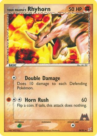 [PKM] Team Magma's Rhyhorn (38/95) [EX: Team Magma vs Team Aqua]