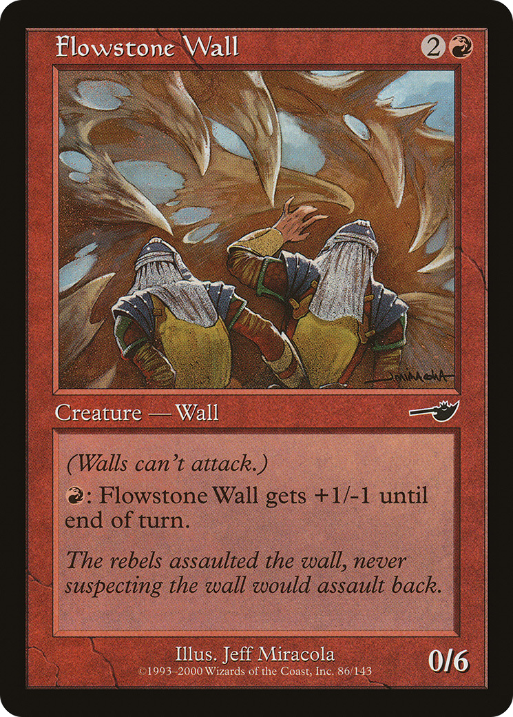 {C} Flowstone Wall [Nemesis][NEM 086]