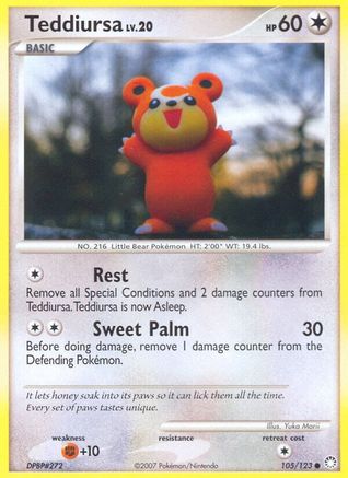 [PKM-C] Teddiursa (105/123) [Diamond & Pearl: Mysterious Treasures]