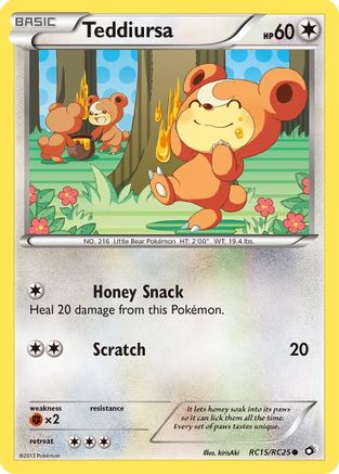 [PKM] Teddiursa (RC15/RC25) [Black & White: Legendary Treasures]