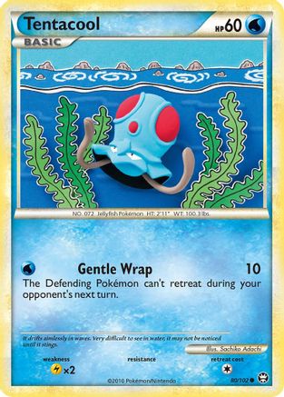 [PKM] Tentacool (80/102) [HeartGold & SoulSilver: Triumphant]