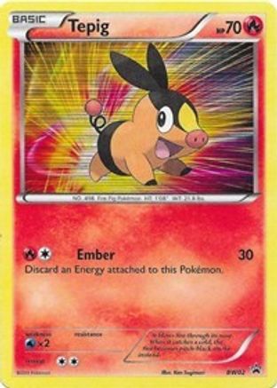 [PKM] Tepig (BW02) [Black & White: Black Star Promos]