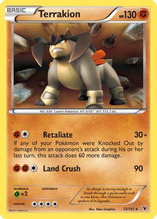 [PKM] Terrakion (73/101) [Black & White: Noble Victories]