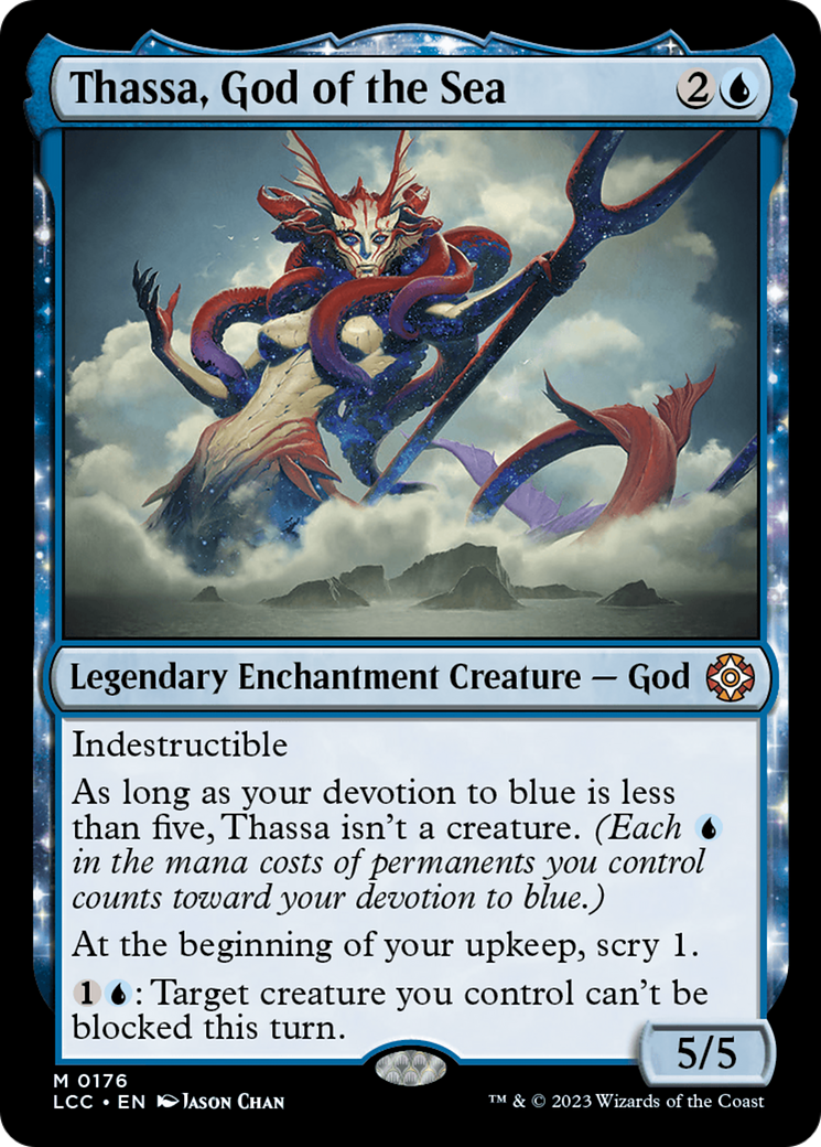 {R} Thassa, God of the Sea [The Lost Caverns of Ixalan Commander][LCC 176]