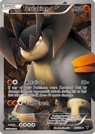 [PKM] Terrakion (99/101) [Black & White: Noble Victories]