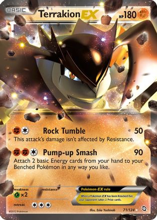 [PKM] Terrakion EX (71/124) [Black & White: Dragons Exalted]