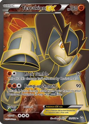 [PKM-R] Terrakion EX (121/124) [Black & White: Dragons Exalted]