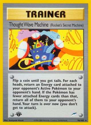[TR] Thought Wave Machine (96/105) (Rocket's Secret Machine) [Neo Destiny 1st Edition]