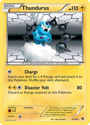 [PKM] Thundurus (35/98) [Black & White: Emerging Powers]