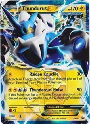 [PKM-R] Thundurus EX (BW81) [Black & White: Black Star Promos]