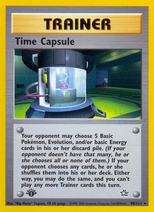 [TR] Time Capsule (90/111) [Neo Genesis 1st Edition]