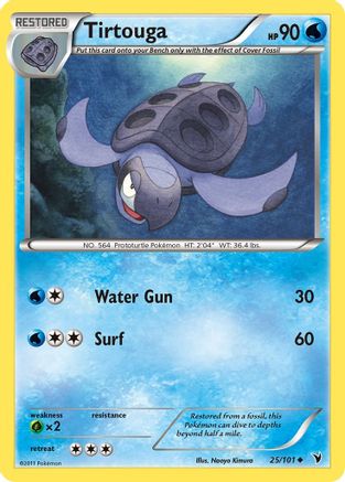 [PKM-C] Tirtouga (25/101) [Black & White: Noble Victories]