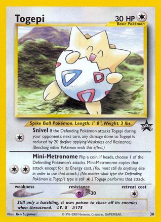 [PKM] Togepi (30) [Wizards of the Coast: Black Star Promos]