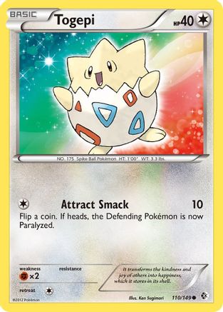 [PKM] Togepi (110/149) [Black & White: Boundaries Crossed]