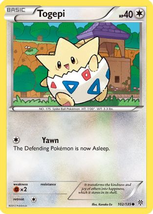 [PKM] Togepi (102/135) [Black & White: Plasma Storm]