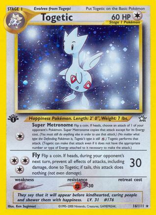 [PKM-R] Togetic (16/111) [Neo Genesis 1st Edition]