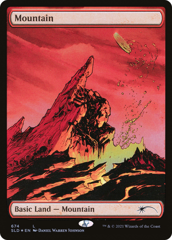 {B}[SLD 674] Mountain (674) [Secret Lair Drop Promos]