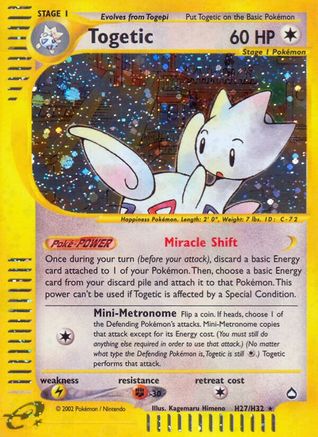 [PKM] Togetic (H27/H32) [Aquapolis]