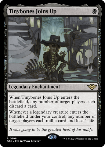 {@R} Tinybones Joins Up (Promo Pack) [Outlaws of Thunder Junction Promos][PP OTJ 108]