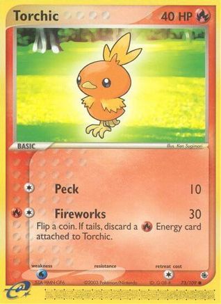 [PKM] Torchic (73/109) [EX: Ruby & Sapphire]