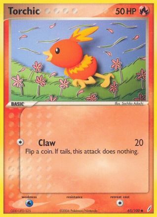 [PKM-C] Torchic (65/100) [EX: Crystal Guardians]