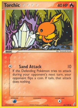 [PKM] Torchic (66/100) (Stamped) [EX: Crystal Guardians]
