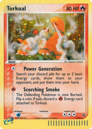 [PKM] Torkoal (12/97) [EX: Dragon]