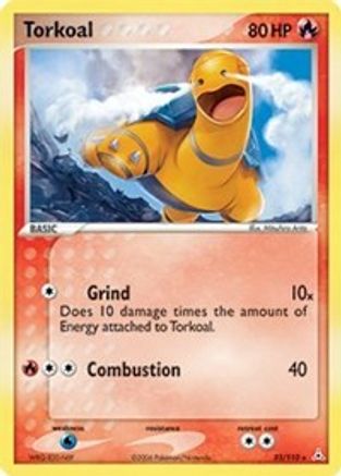 [PKM] Torkoal (33/110) (Stamped) [EX: Holon Phantoms]