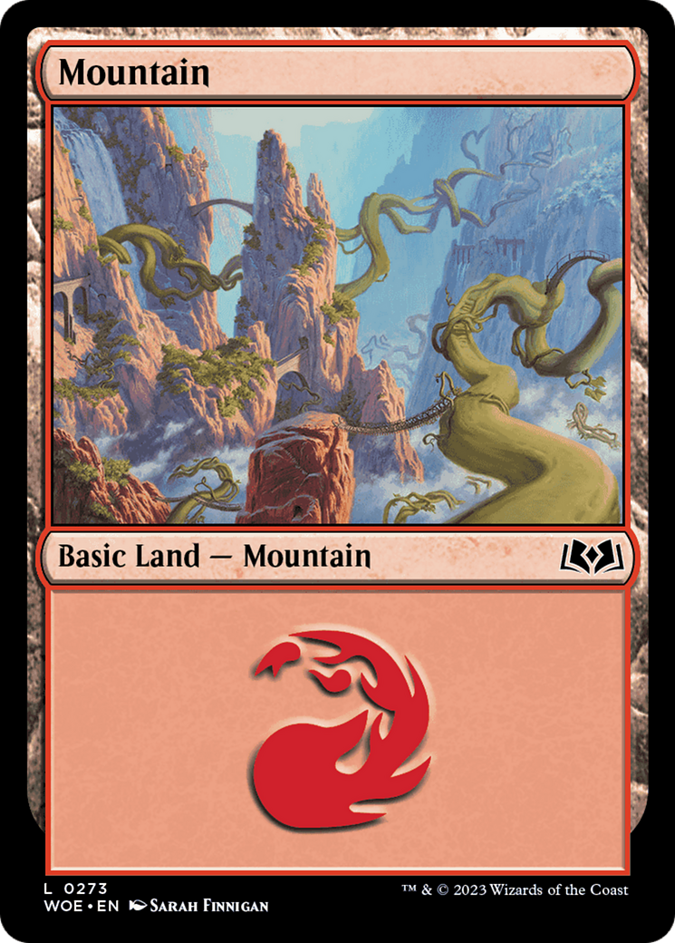 {B} Mountain (0273) [Wilds of Eldraine][WOE 273]