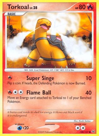 [PKM] Torkoal (100/127) [Platinum: Base Set]