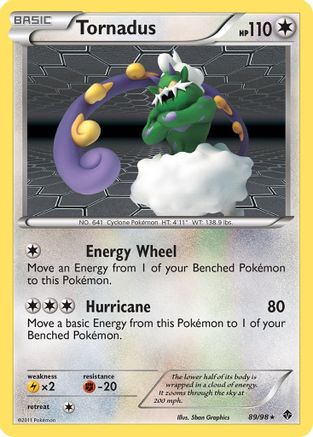 [PKM] Tornadus (89/98) [Black & White: Emerging Powers]