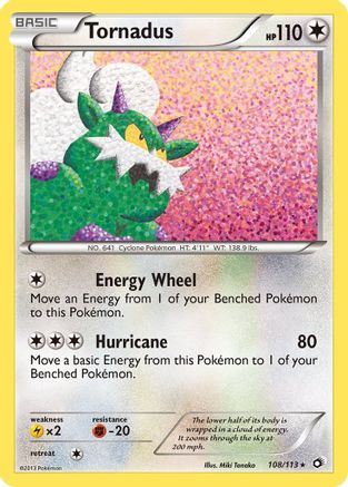 [PKM] Tornadus (108/113) [Black & White: Legendary Treasures]