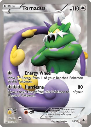 [PKM-R] Tornadus (98/98) [Black & White: Emerging Powers]