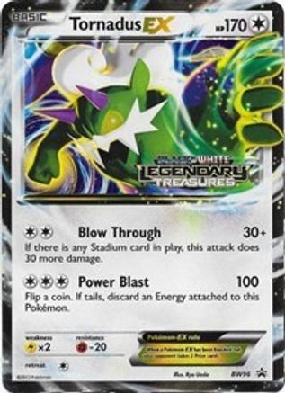 [PKM] Tornadus EX (BW96) [Black & White: Black Star Promos]