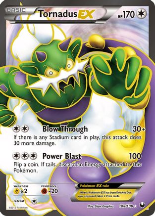 [PKM] Tornadus EX (108/108) [Black & White: Dark Explorers]