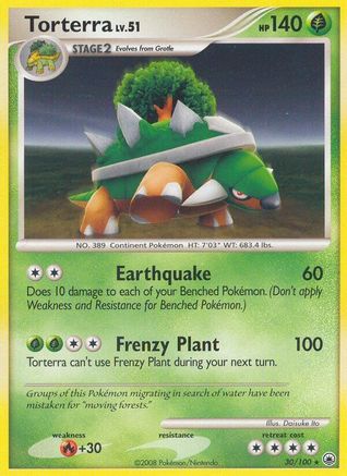 [PKM-R] Torterra (30/100) [Diamond & Pearl: Majestic Dawn]
