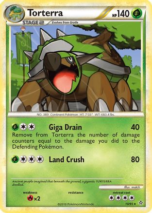 [PKM] Torterra (10/95) [HeartGold & SoulSilver: Unleashed]
