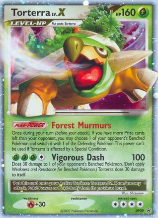 [PKM] Torterra LV.X (DP09) [Diamond & Pearl: Black Star Promos]