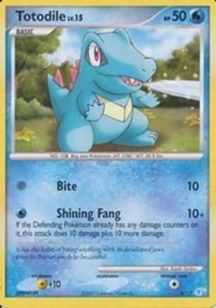 [PKM] Totodile (8/12) [Diamond & Pearl: Trainer Kit - Manaphy]