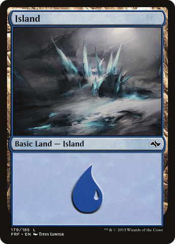 {B}[FRF 179] Island (179) [Fate Reforged]