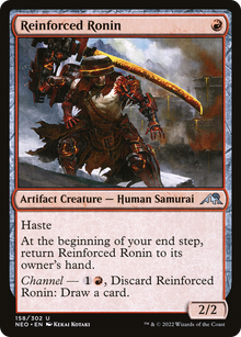 {C} Reinforced Ronin [Kamigawa: Neon Dynasty][NEO 158]