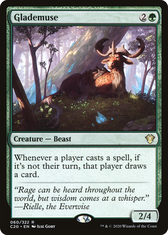 {R} Glademuse [Commander 2020][C20 060]