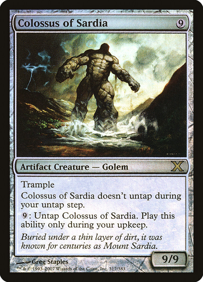 {R} Colossus of Sardia (Premium Foil) [Tenth Edition][FP 10E 317]