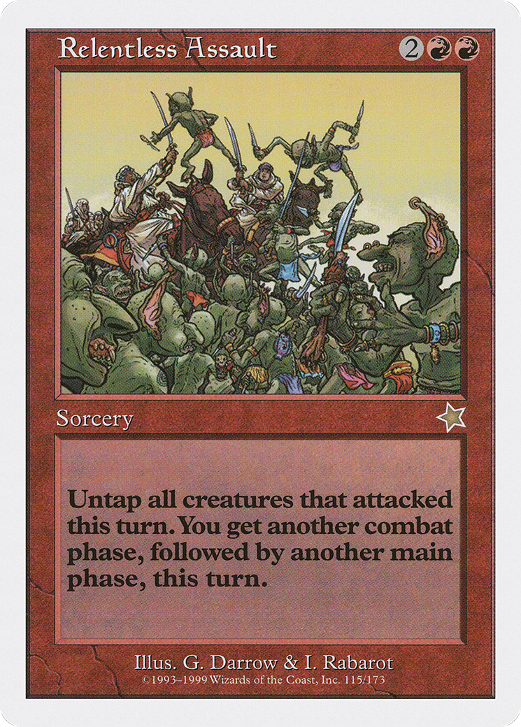 {R} Relentless Assault [Starter 1999][S99 115]