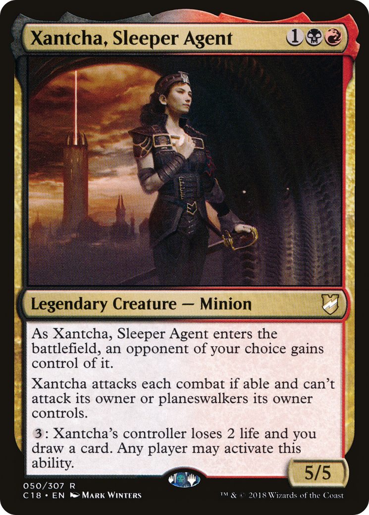 {R} Xantcha, Sleeper Agent [Commander 2018][C18 050]