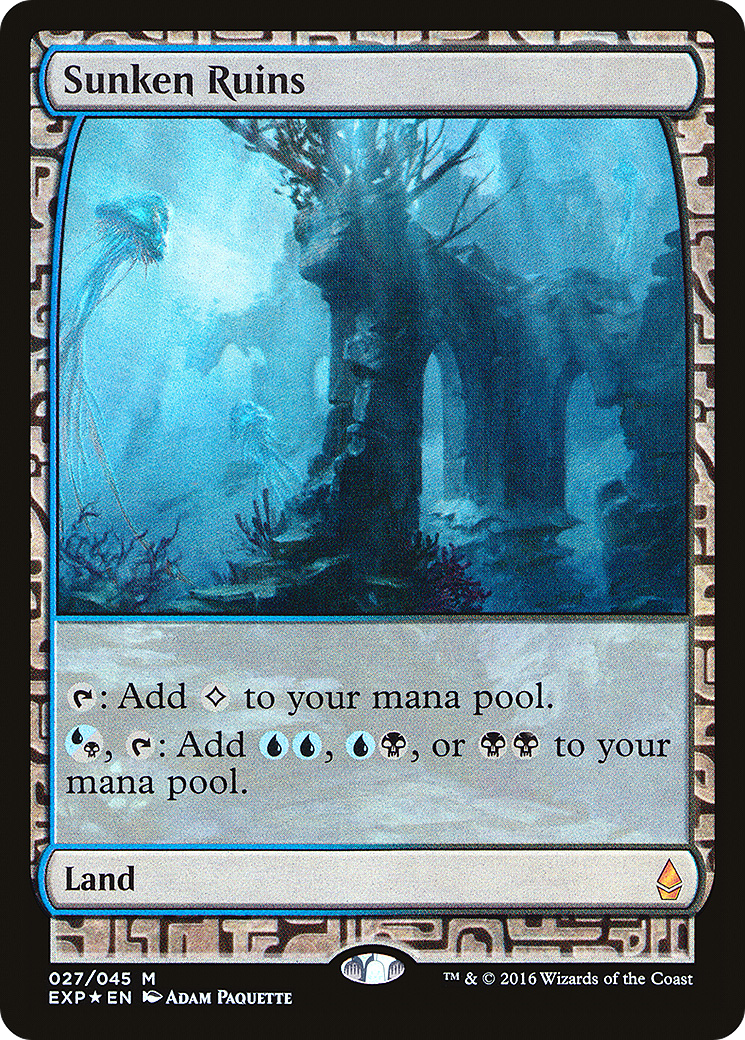 {R} Sunken Ruins [Zendikar Expeditions][EXP 027]